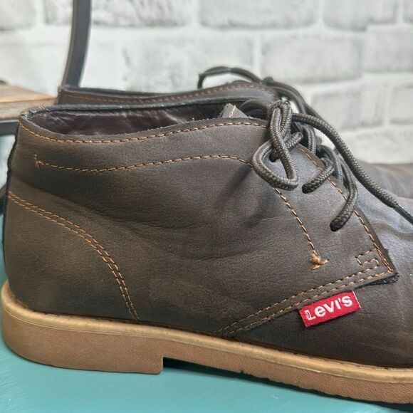 Levi\'s Men\'s Sonoma-Wax-NB-TB Brown Chukka Boots Shoes Size 9.5